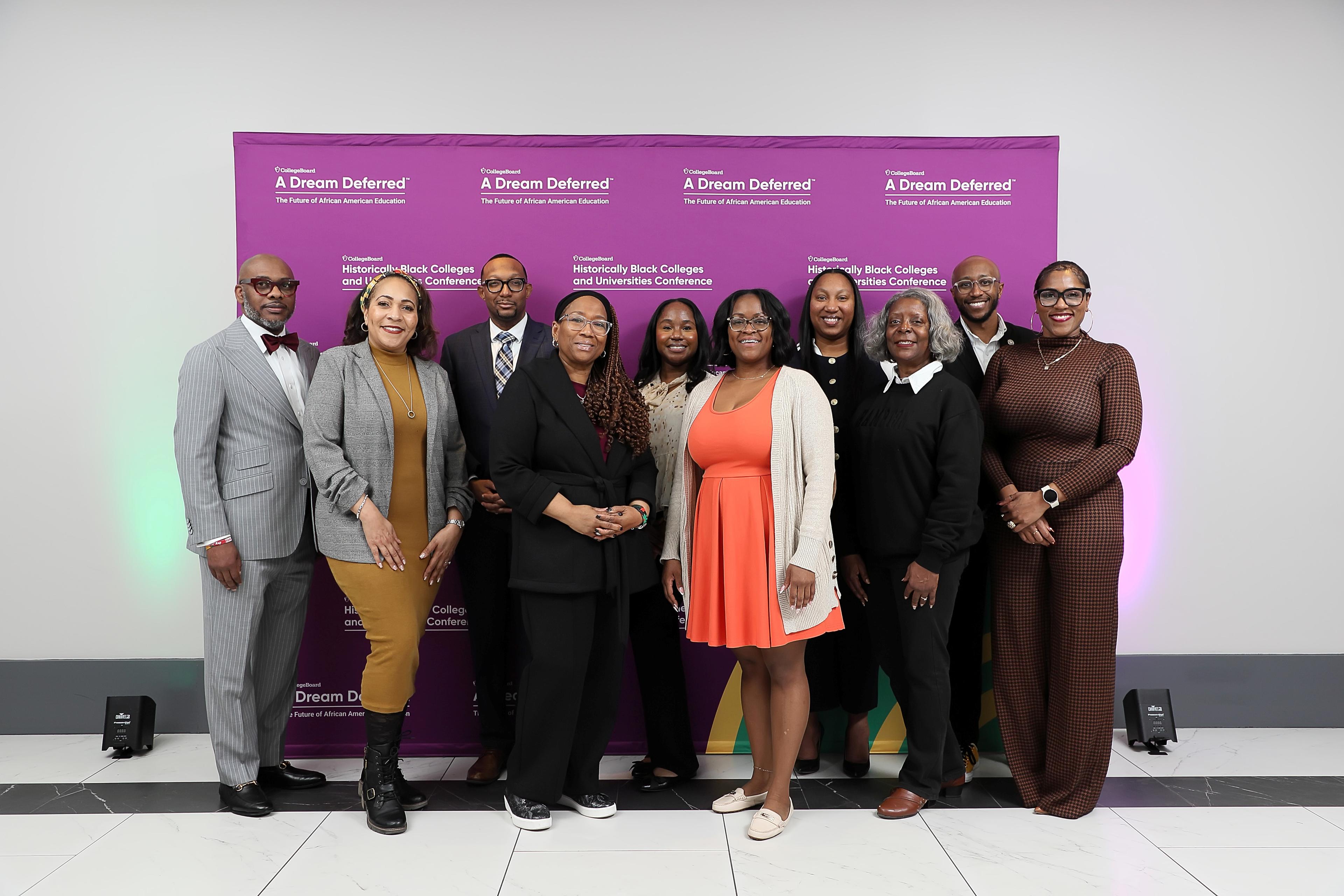 HBCU committee members posing for a photo.